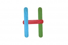 Colorful Letter H
