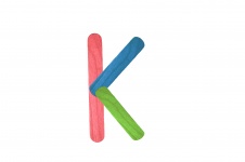 Colorful Letter K