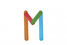 Colorful Letter M