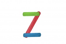 Colorful Letter Z