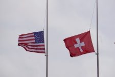 Swiss And American Flags