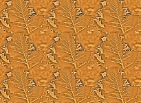 Etched Leaf Wallpaper
