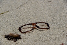 Eyeglasses On The Beach