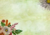 Flowers Watercolor Vintage Painting