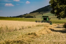 Grain Harvesting Combine
