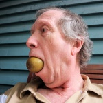 Grandpa With Kiwi Fruit
