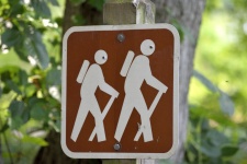Hiking Path Sign
