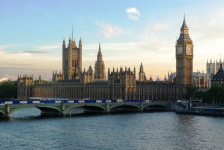 London Parliament At Sunset