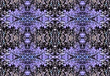Purple Pixel Mosaic Pattern