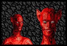 Red Twin Cat-Man