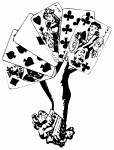 Tree With Playing Card
