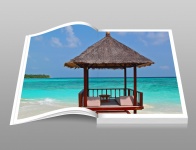 Tropical Beach Holiday Photo Book