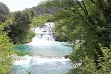 Waterfalls Of National Park Krka