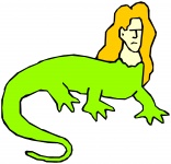 Woman-lizard