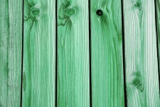 Wooden Fence Background Green