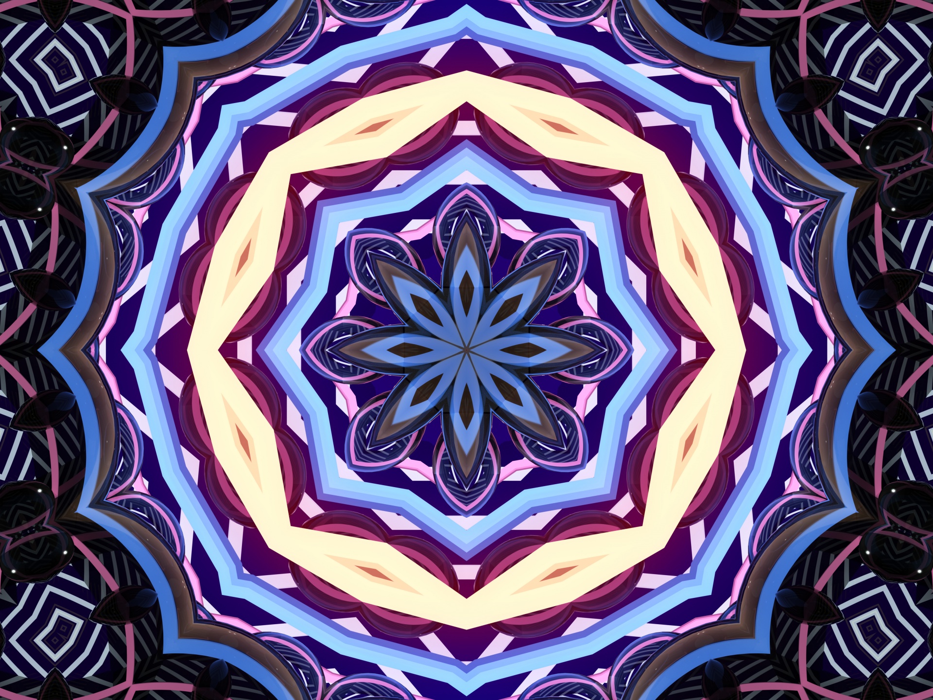 Abstract Mandala Art Design Concept
