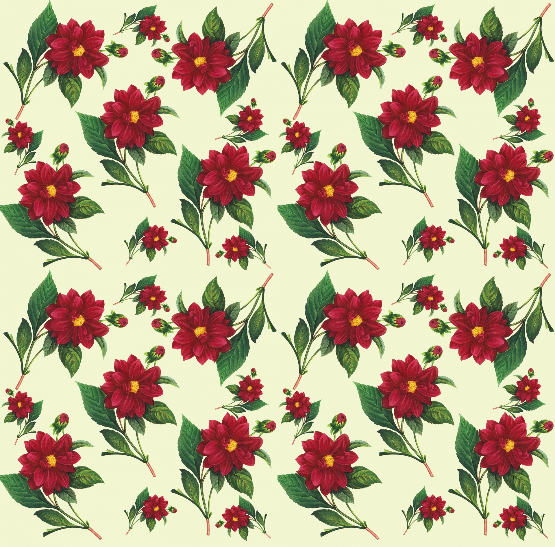 Floral Wallpaper Seamless Pattern