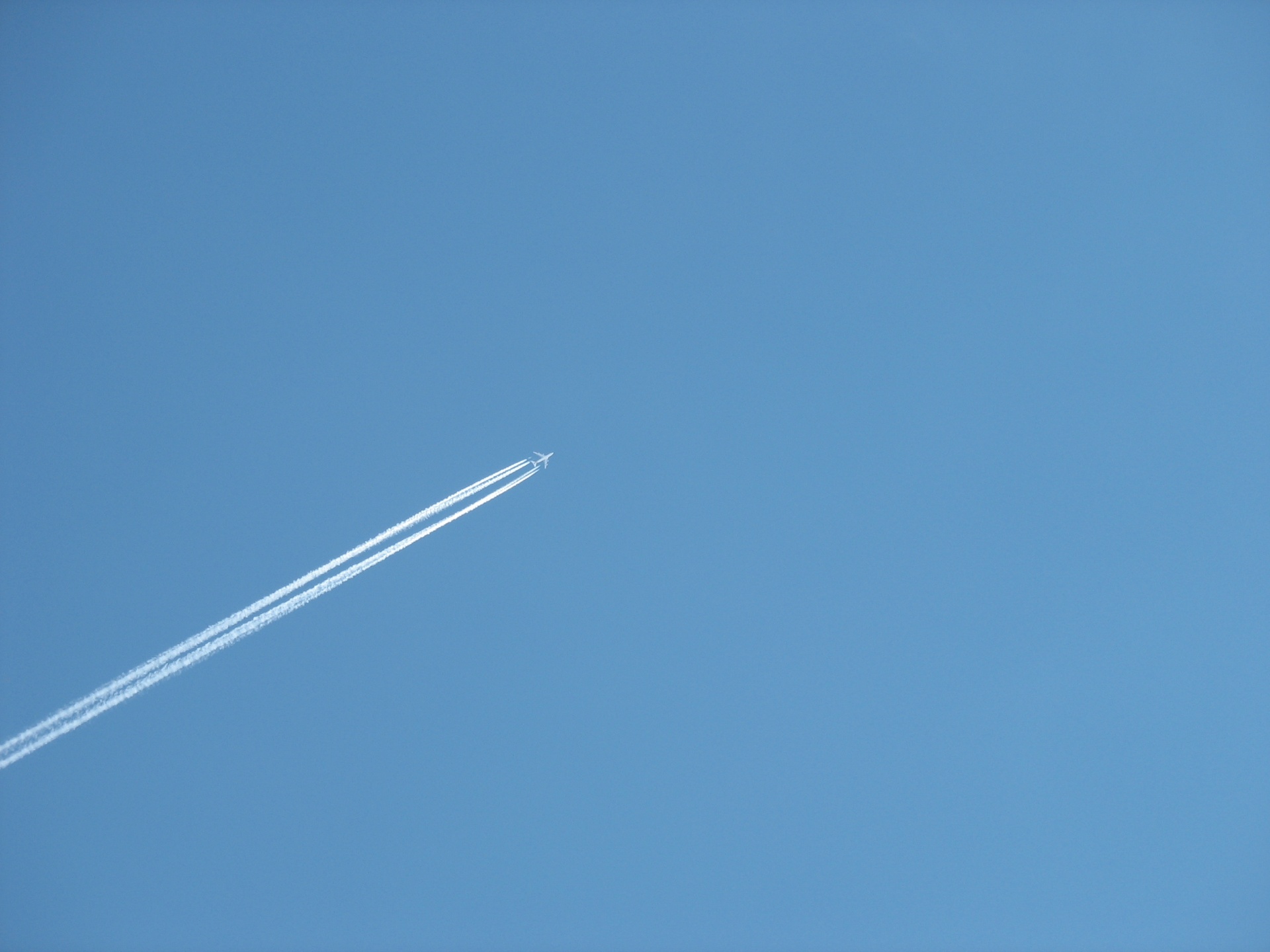 Plane In The Blue Sky