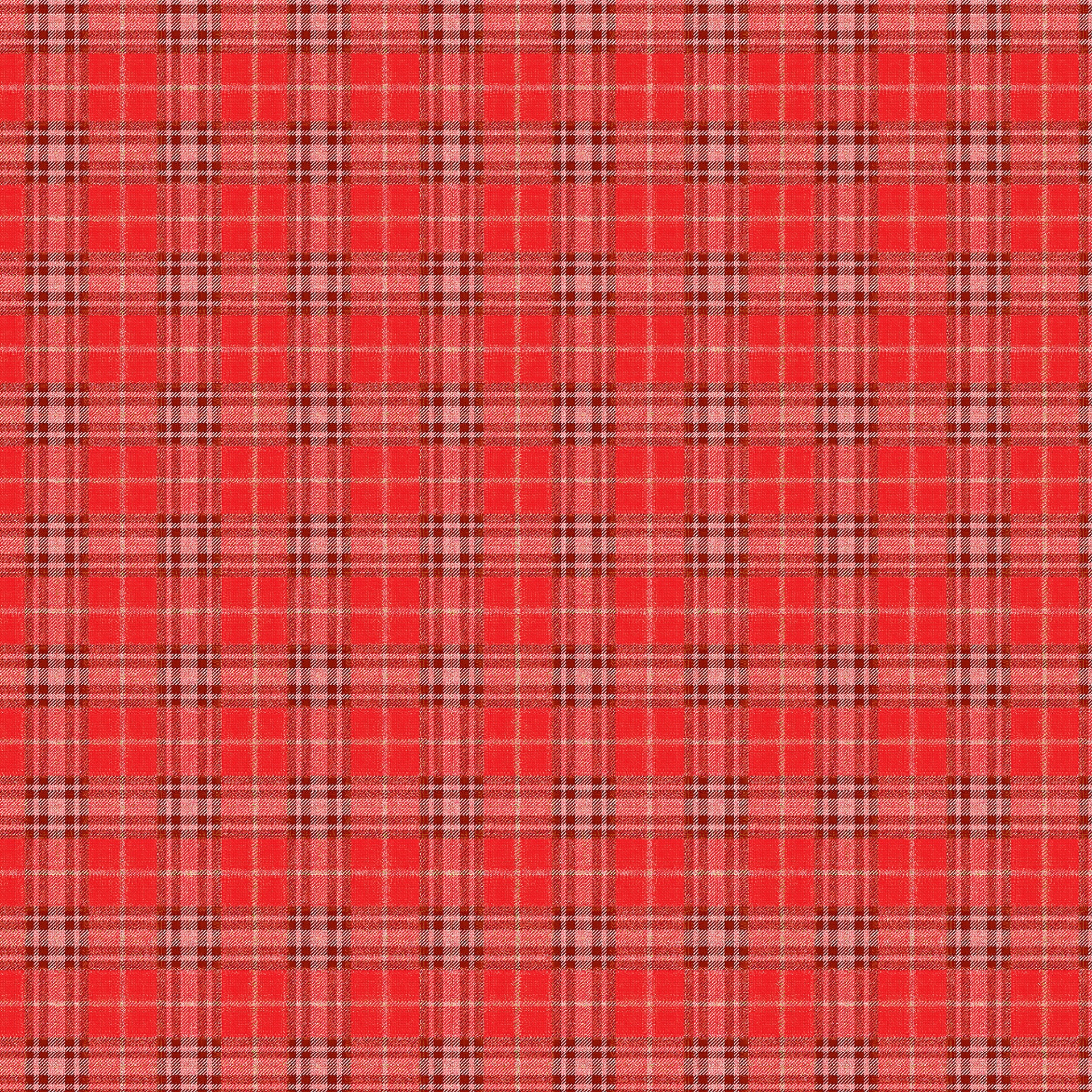 Checkered tablecloth red