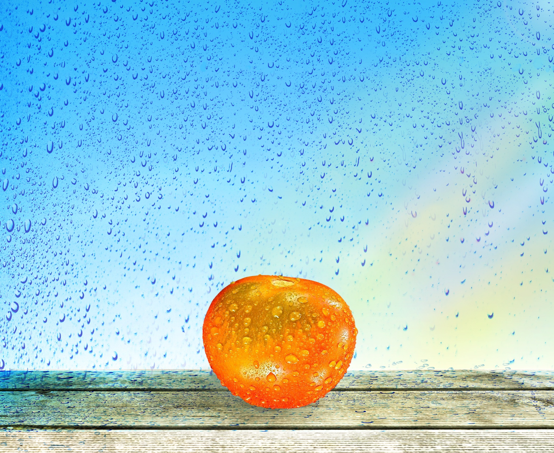 Tomato In The Rain