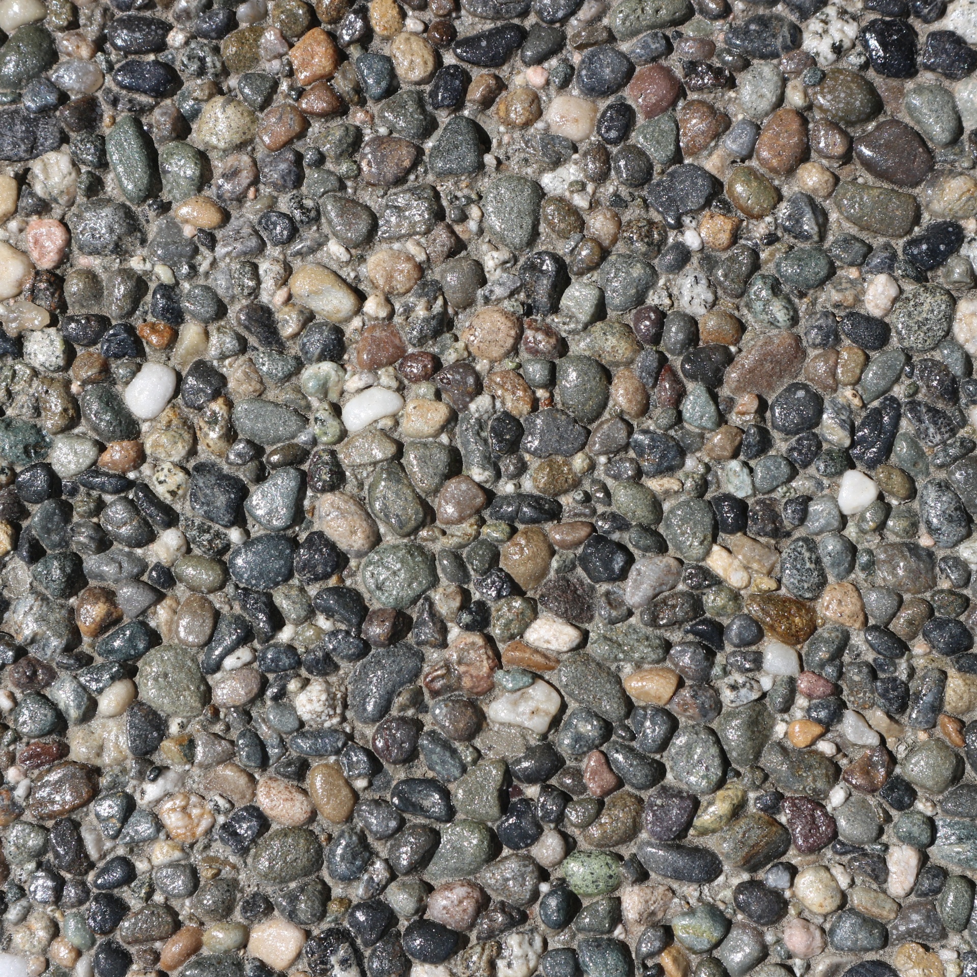 wet stones pattern closeup