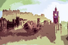 Abstract Painting Edinburgh