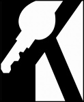 Alphabet Silhouette Letter K