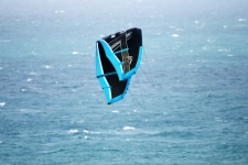 Blue And Black Windsurfing Canopy