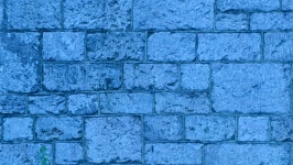 Blue Rock Wall Background