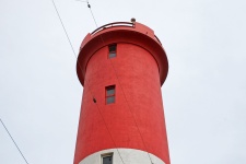 Bluff Lighthouse In Overcast Sky