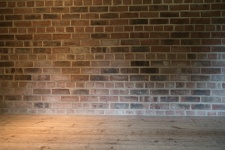 Brick Wall And Wooden Floor