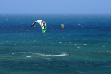 Colourful Windsurfing Canopies