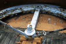 Detail On Deck Of Old Tugboat
