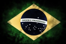 Grunge Flag Of Brazil State