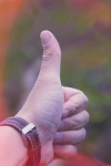 Hand Showing A Thumb Up Sign