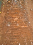 Heavy Vehicle Tyre Track In Soil