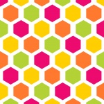 Hexagon Seamless Pattern Wallpaper