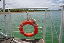 Life Saver Ring On Cruise Vessel
