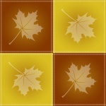 Maple Leaf Four Squares
