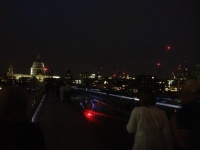 Millennium Bridge At Night