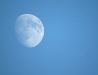 Moon In A Blue Sky