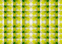 Pixel Pattern In Yellow & Green