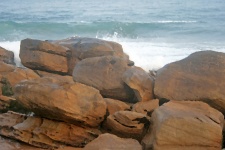 Sea And Rocks In Artistic Effect