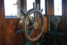 Steering Wheel Of Tug
