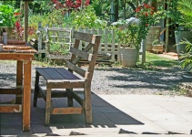 Tables In Tea Garden