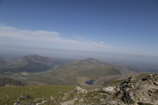 Top Of Mountain In Snowdon