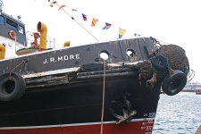 Tug Boat On Display In Harbour