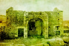 Vintage Old Barn Ruins