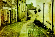 Vintage Village Street Photo