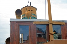 Wheelhouse Of Tug Boat
